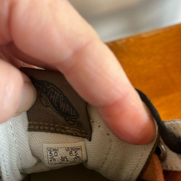 VANS SK8 HI REISSUE CAP MIXED TEXTILE ZIPPER FUR INDIAN WHITE SIZE 5/6.5 - Picture 2 of 11